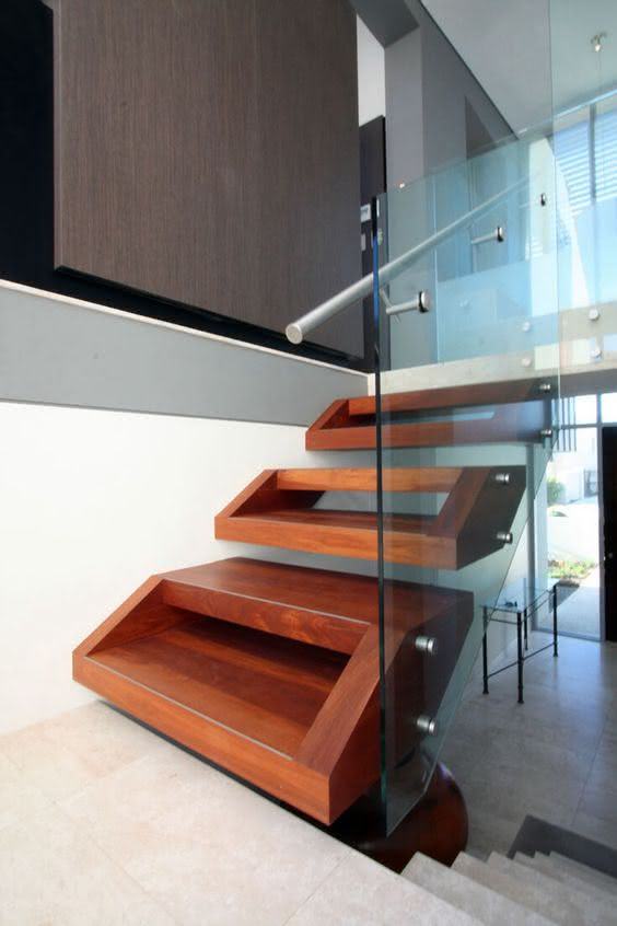 mẫu thiết kế cầu thang gỗ đẹp 65