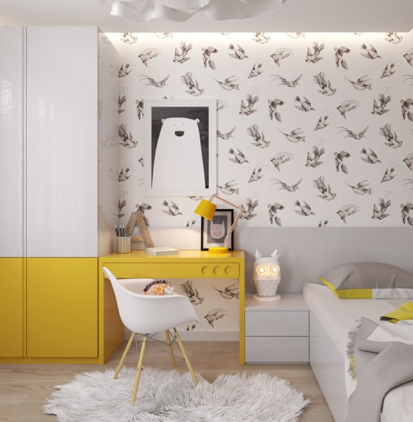 mẫu phòng ngủ trẻ em được thiết kế theo chủ đề vui nhộn đầy sáng tạo 10