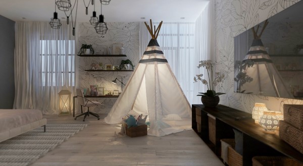 mẫu phòng ngủ trẻ em được thiết kế theo chủ đề vui nhộn đầy sáng tạo 12