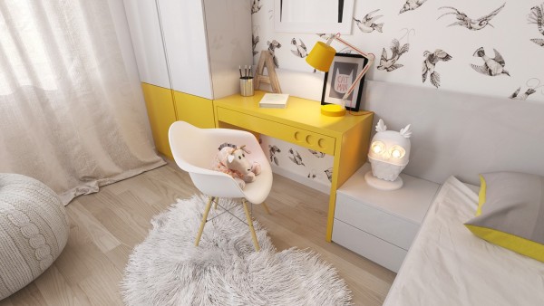 mẫu phòng ngủ trẻ em được thiết kế theo chủ đề vui nhộn đầy sáng tạo 6