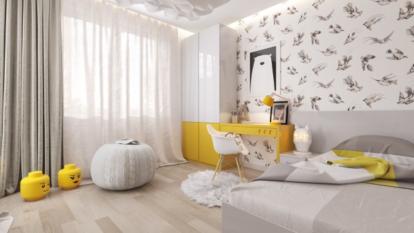 mẫu phòng ngủ trẻ em được thiết kế theo chủ đề vui nhộn đầy sáng tạo 8