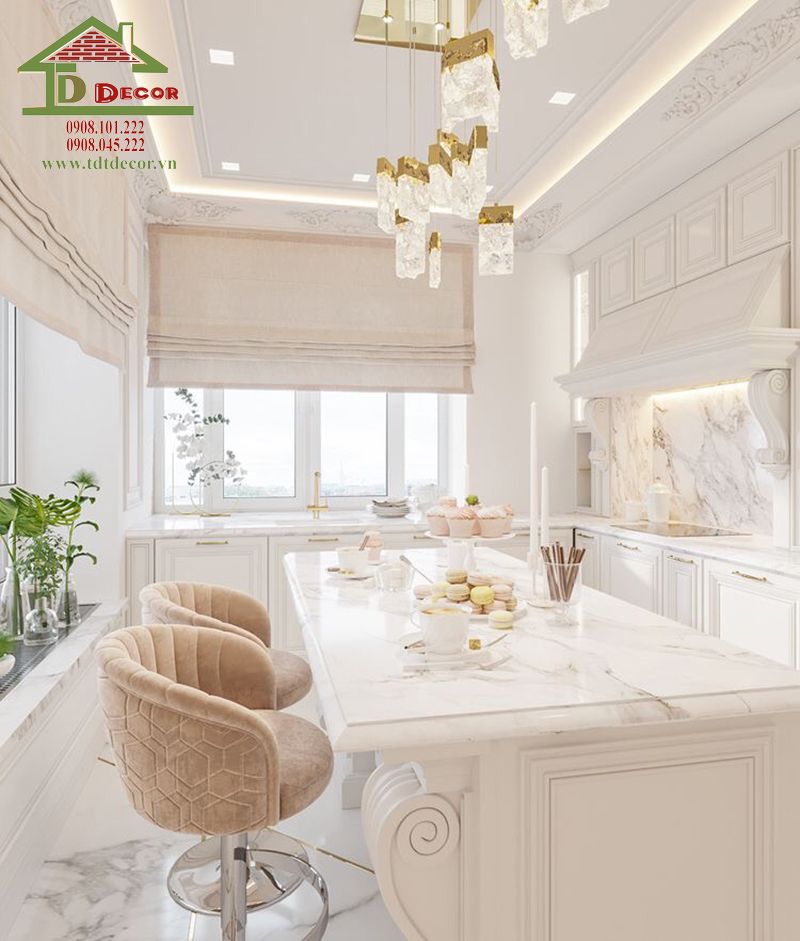 Phong cách thiết kế nội thất tân cổ điển - TDT Decor