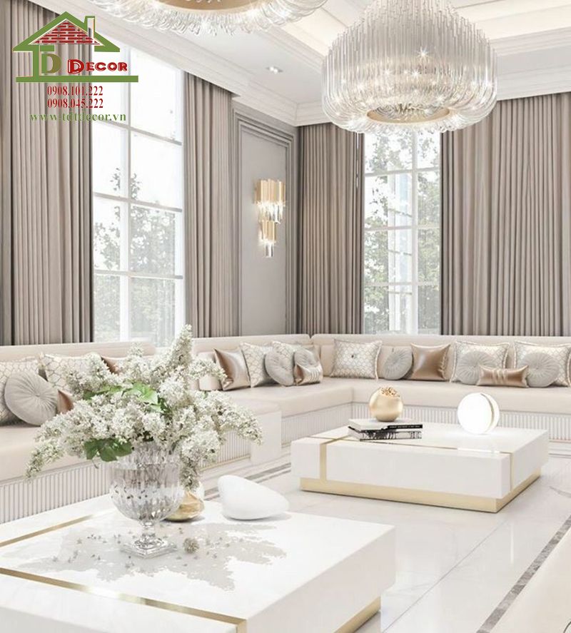 Phong cách thiết kế nội thất tân cổ điển - TDT Decor