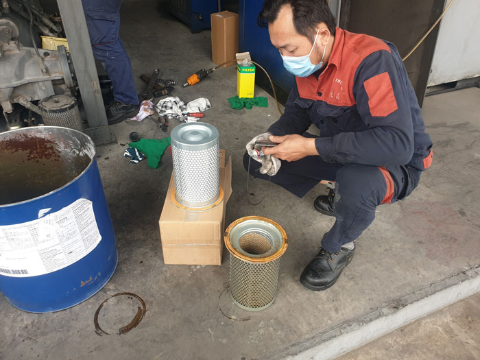 Quy trình bảo dưỡng máy nén khí trục vít | Thiết Bị Việt Á