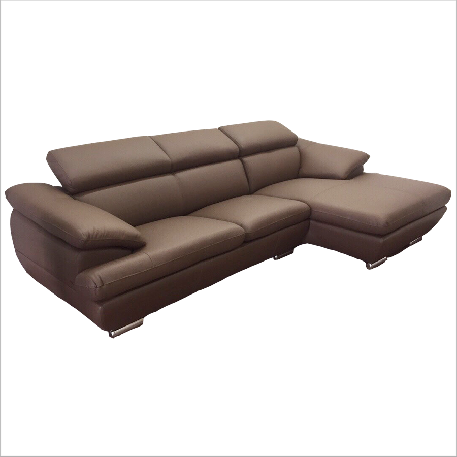 Sofa góc chữ L bọc da cao cấp SFL-05 | Kho Nội Thất Sài Gòn | Thiết kế và thi công nội thất trọn gói