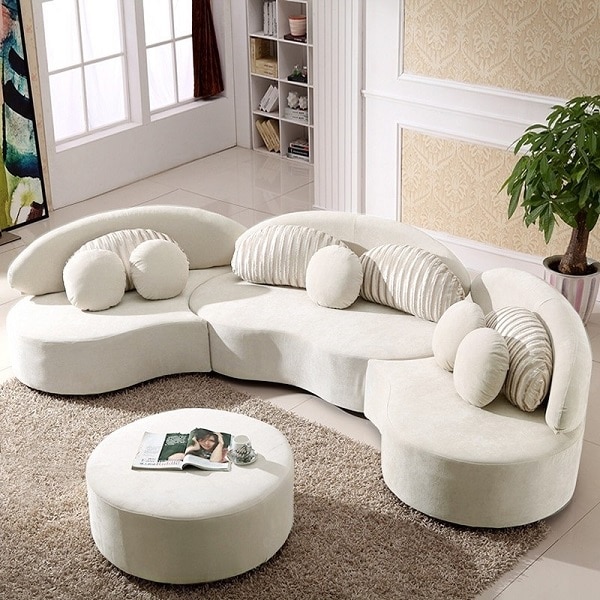 20+ sofa góc tròn, sofa đơn tròn sang trọng giúp mở rộng không gian