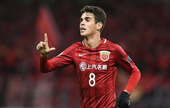 Oscar ghi bàn đầu tiên ở Trung Quốc